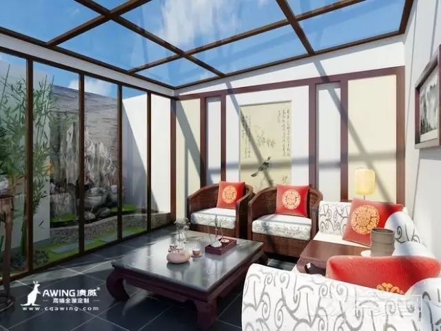 澳威全屋定制：平顶式阳光房