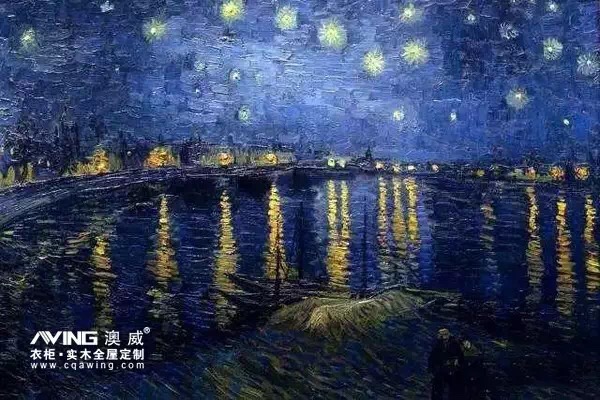 澳威全屋定制：梵高的画《星夜》